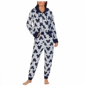 Disney Ladies' One Piece Mickey Mouse Pajamas